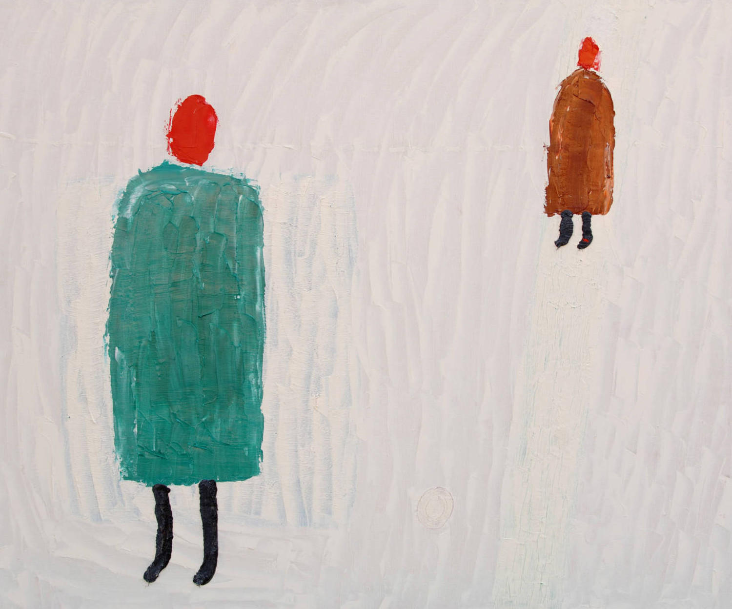 Зима. Петр Бронфин. 2007, холст, масло, 120x100
