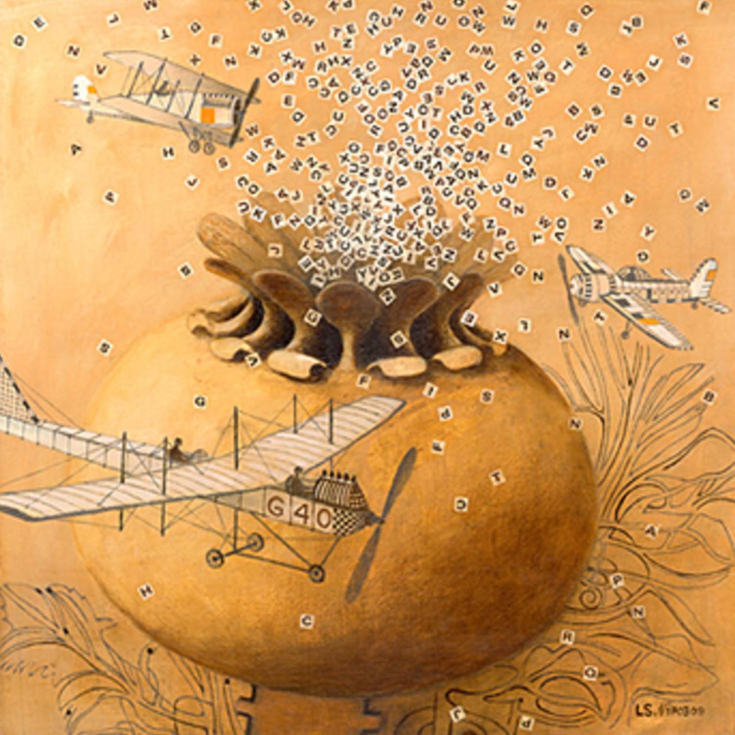 Spin-s (Песни кузнечиков). Сергей Колеватых. 2009, giclee, 50x50
