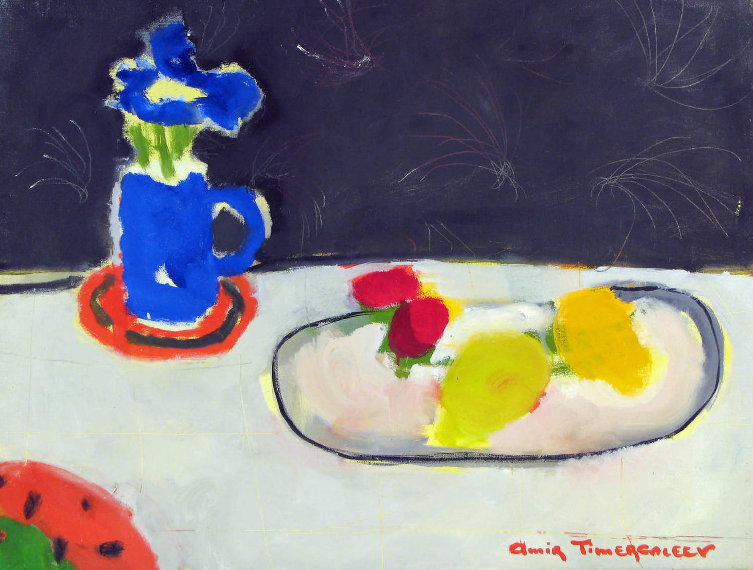 Натютморт с фруктами (Обновленная коллекция). Амир Тимергалеев. 2006, холст, масло, 80x60
