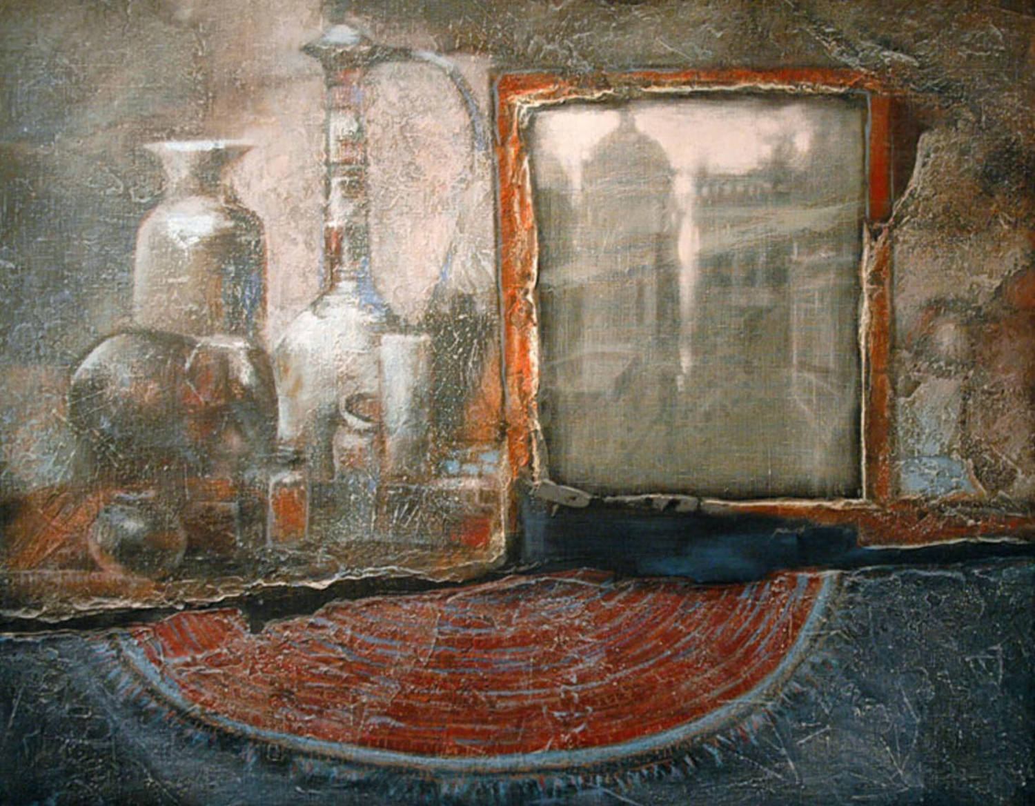 Зеркало. Владимир Рябчиков. 2006, холст, акрил, 90x70