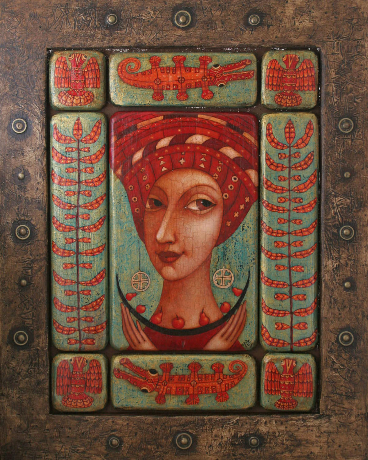 Жизнь. Павел Николаев. 2007, дерево, масло, 45x61