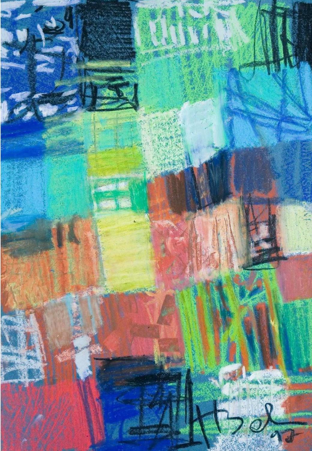 Композиция (Пастель I). Николай Завертайло. 1997, пастель, 35x50