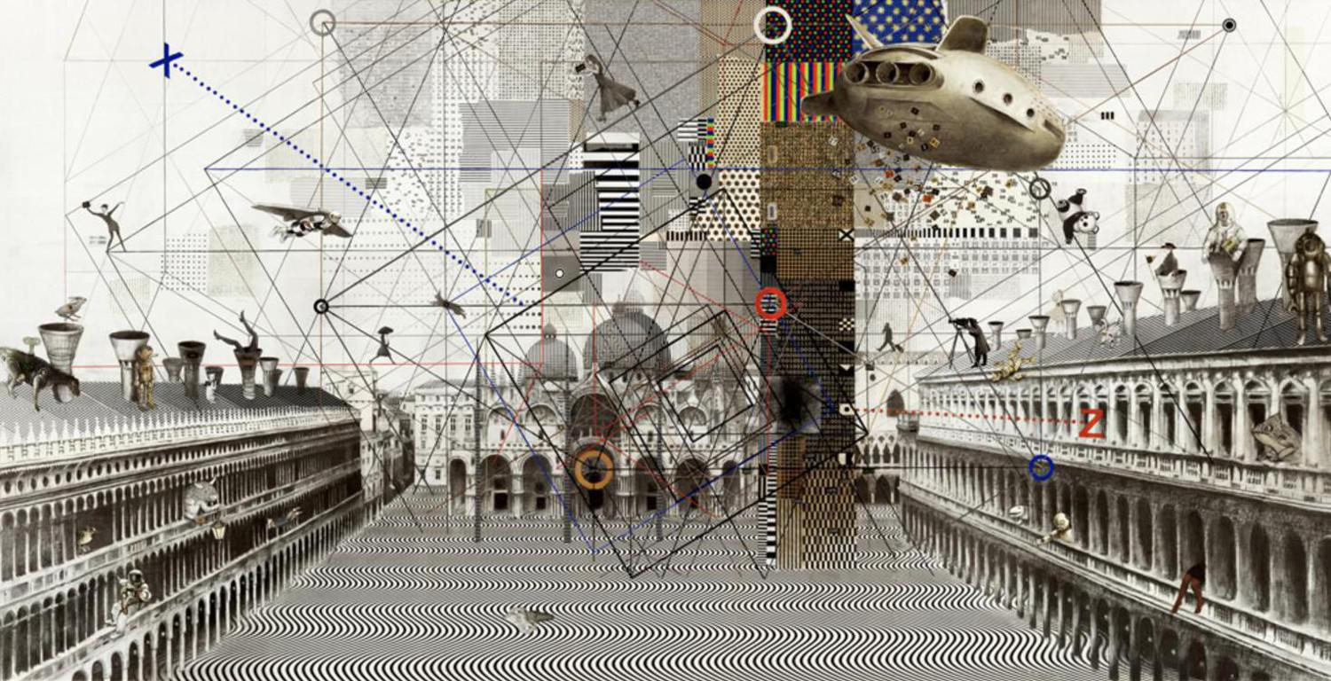 Другая геометрия  (Другая геометрия). Лилия Баласанова. 2010, авторская техника, 220x111