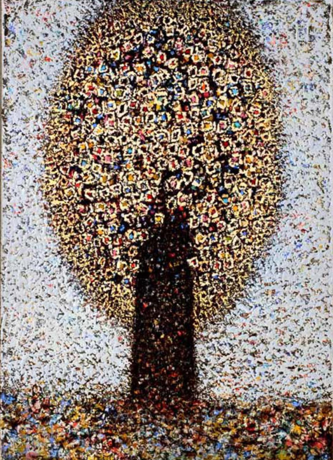 Дерево. Александр Дедушев. 2008, холст, масло, 50x70