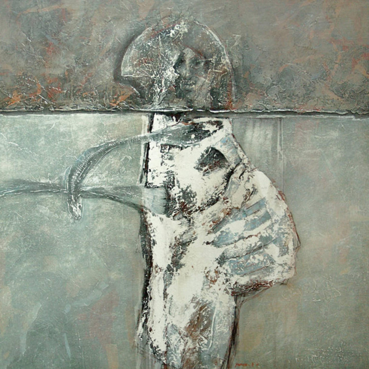 Большой кувшин. Владимир Рябчиков. 2006, холст, акрил, 100x100