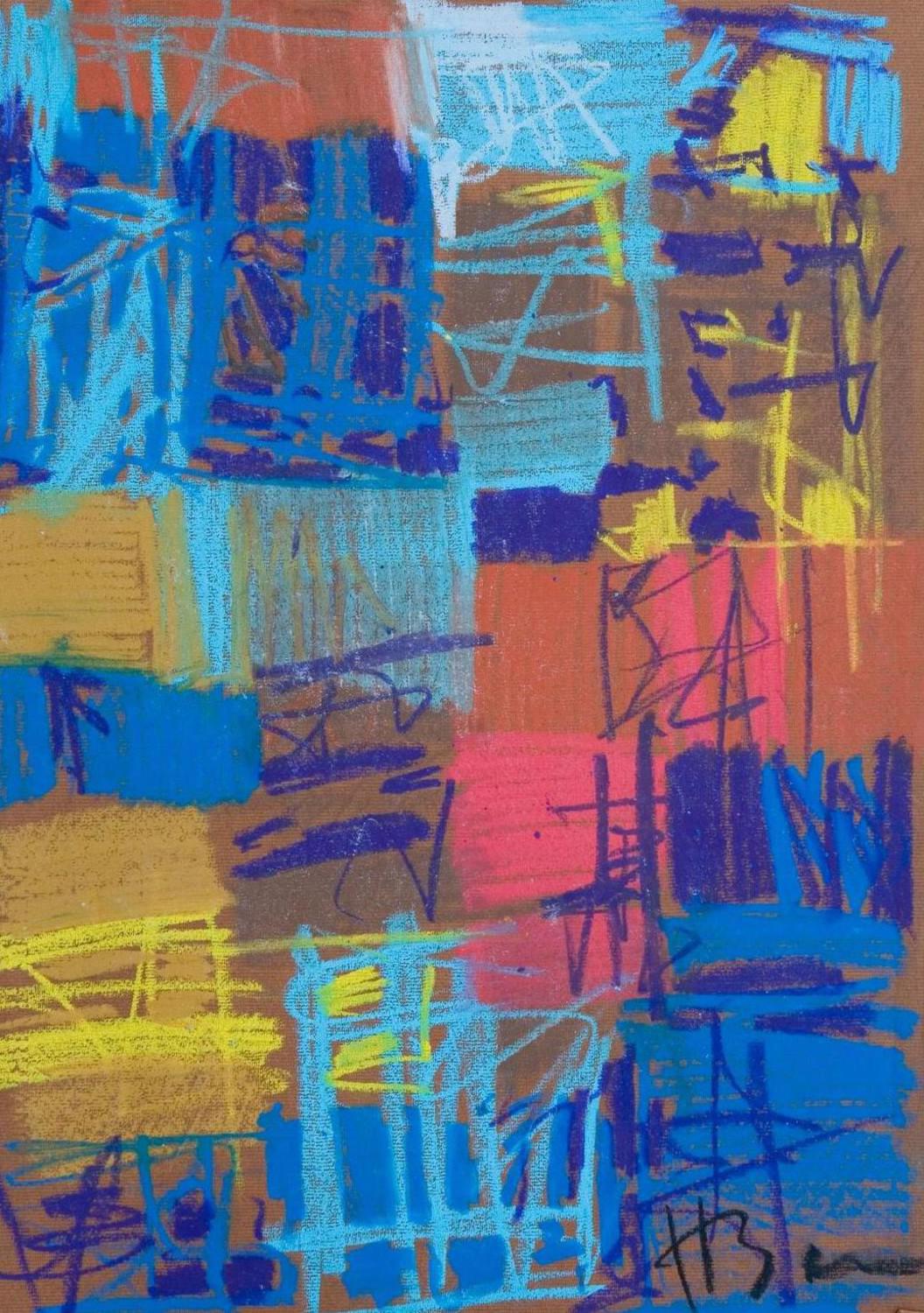 Композиция (Пастель I). Николай Завертайло. 1997, пастель, 35x50