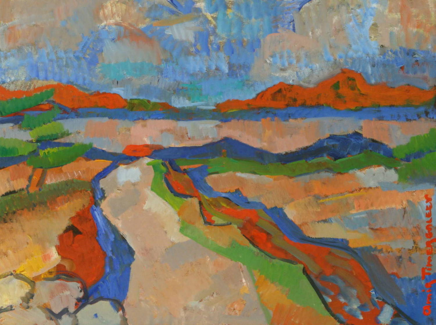 Landscape (Разное). Амир Тимергалеев. 2006, холст, масло, 80x60