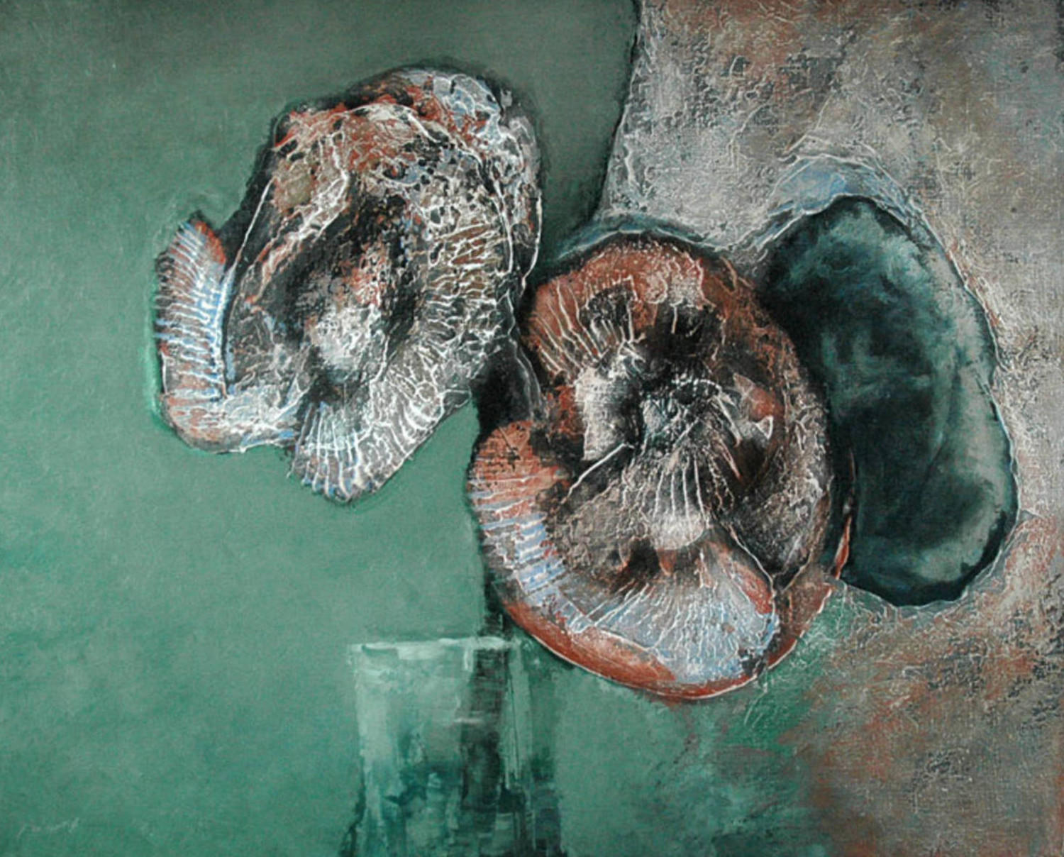 Три цветка. Владимир Рябчиков. 2006, холст, акрил, 100x80