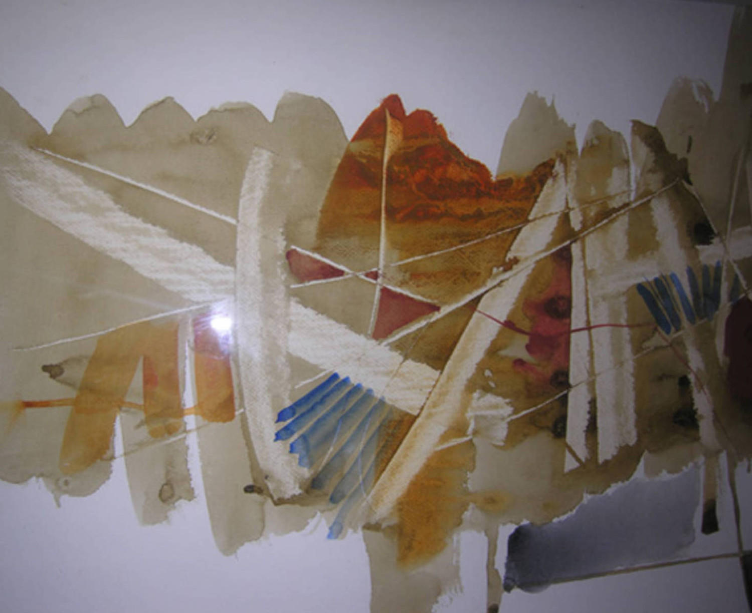 Регтайм - часть 1 (Абстракция). Виктор Бокарев. 2005, бумага, акварель, 65x50